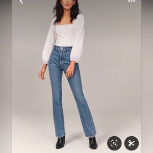 Medium Wash Flare Abercrombie Jeans 4L (27L)